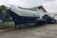 Moóc bồn chở xi măng rời, xi măng xá, tro bay 3 vú (rốn)