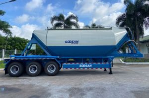 Bồn chở xi măng soosan 3 vú